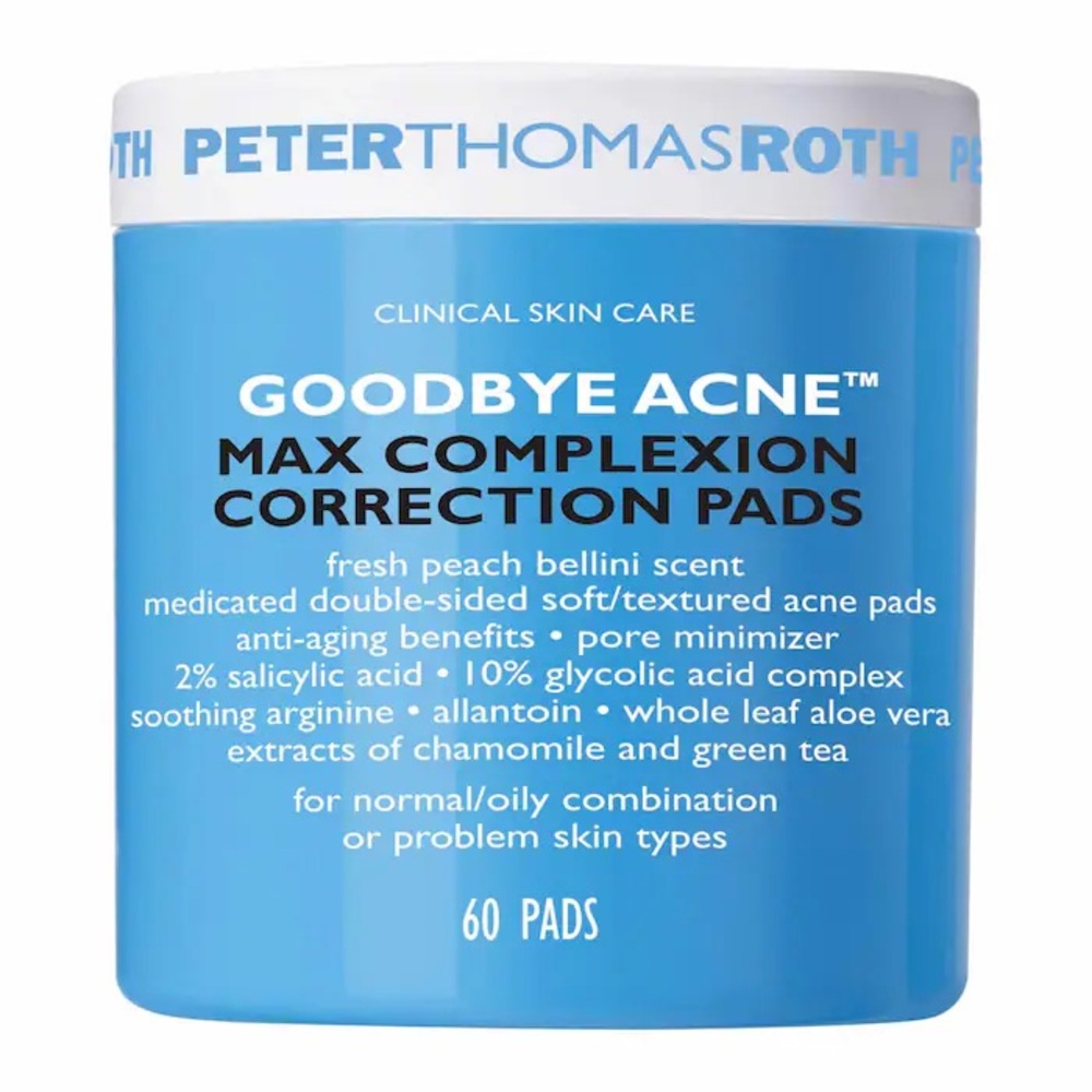 ❗️Peter Thomas Roth Goodbye Acne Max Complexion Correction Pads New Full…